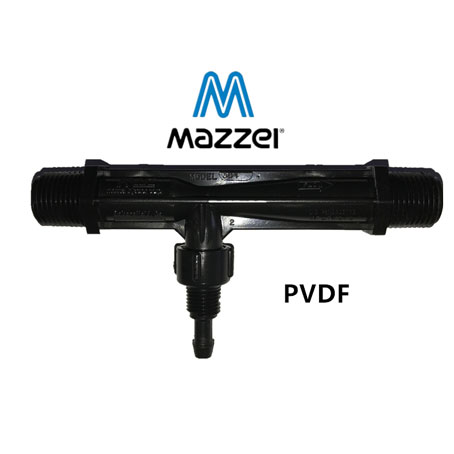 Mazzei PVDF材質射流器 氣水混合文丘里